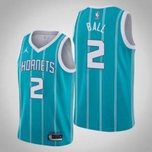 2021 Charlotte Hornets LaMelo Ball Blue Jersey #2